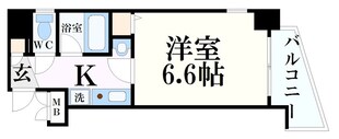 エステムコート神戸県庁前の物件間取画像